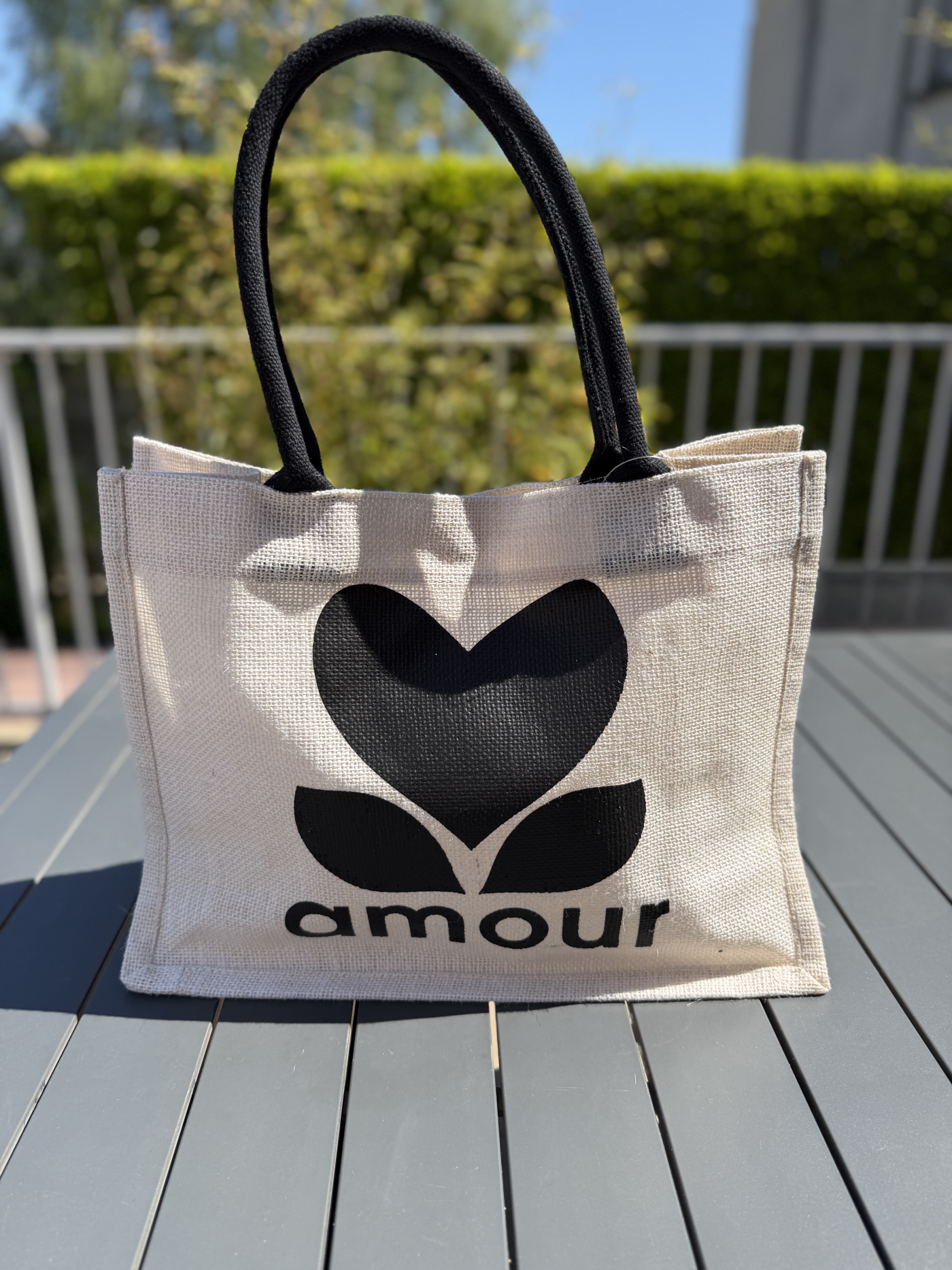 Sac Amour - Beige/Noir