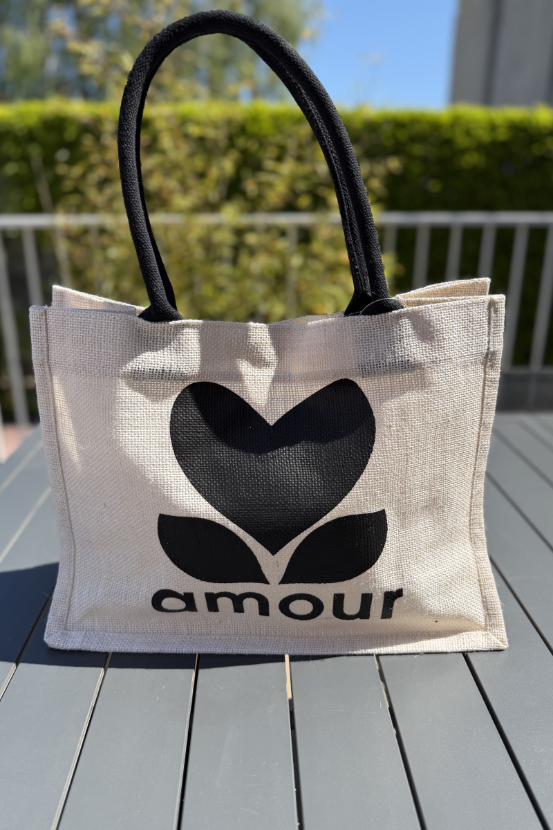 Sac Amour - Beige/Noir